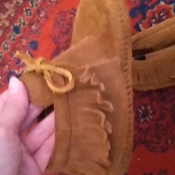 Brown suede  moccasin - Picture 2 of 5